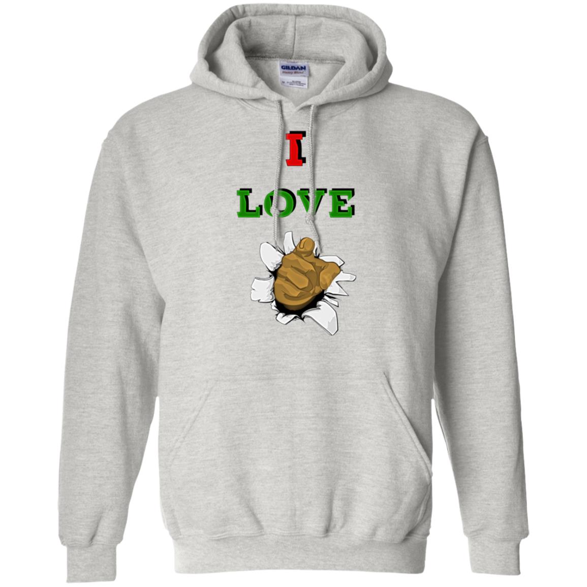 I Love You men Pullover Hoodie