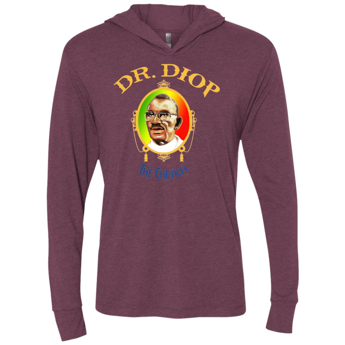 Dr.Diop Unisex Triblend LS Hooded T-Shirt