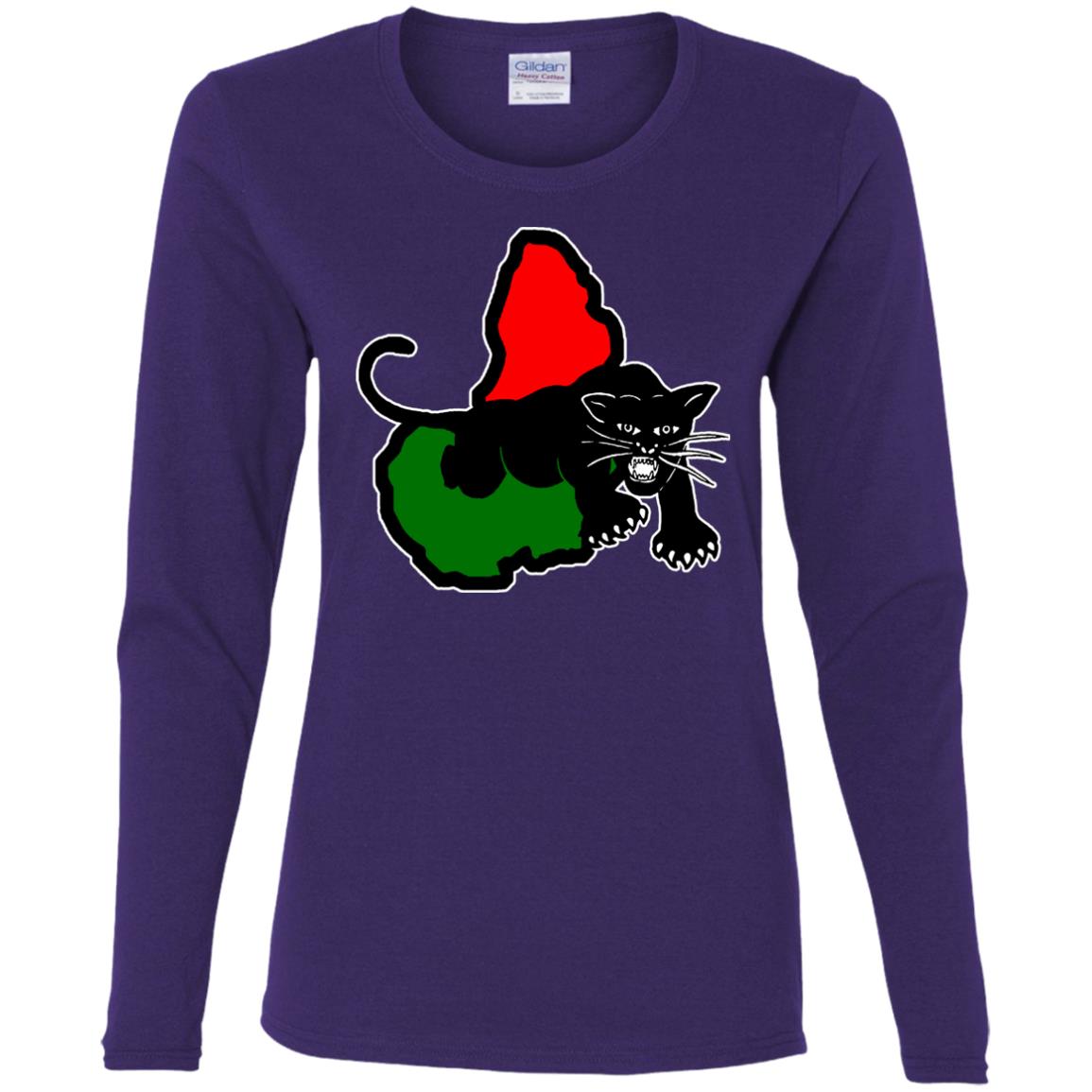 Afrika Panther RBG  Ladies' LS T-Shirt