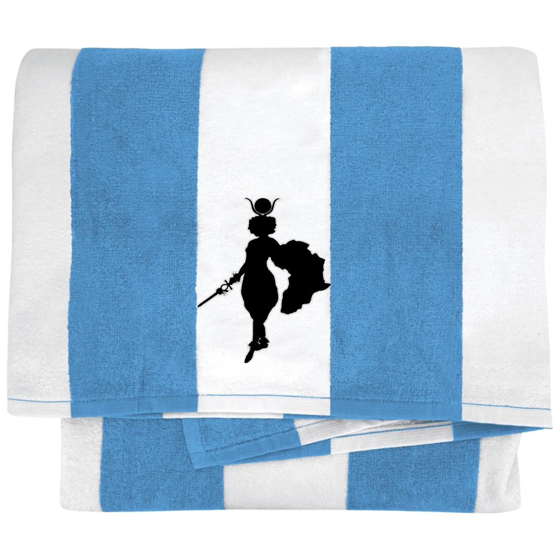 Kween Neferet EM Stripe Beach Towel