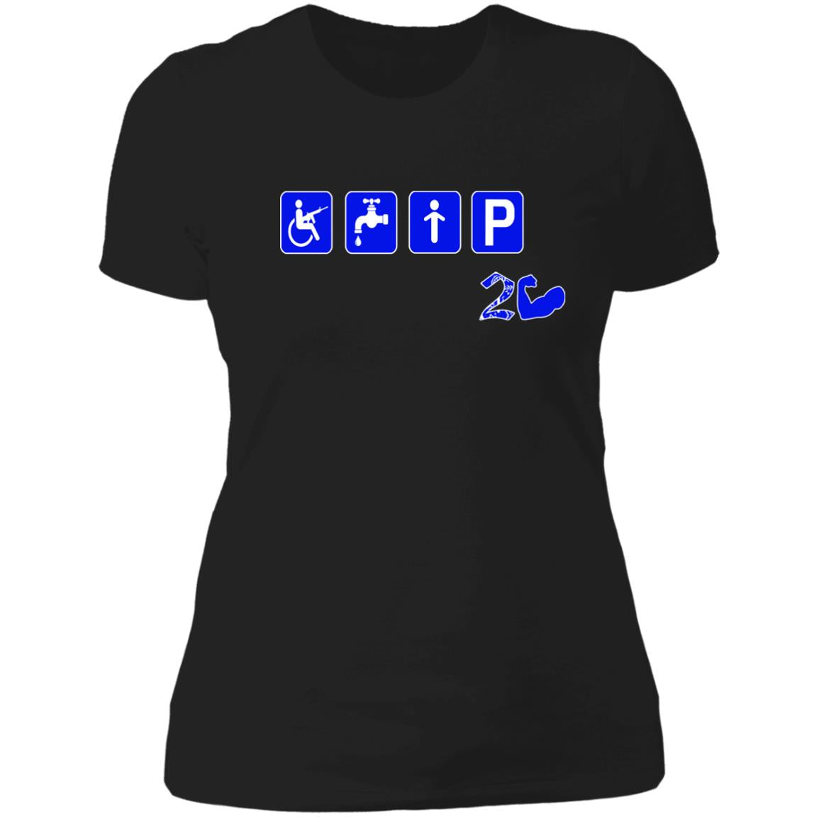 CRIP 2 HARD Ladies' T-Shirt