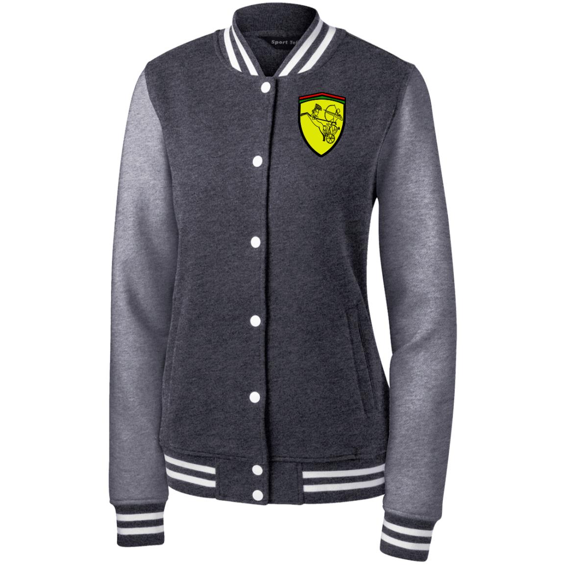 Ramses II Victory EMB Women's Fleece Letterman Jacket