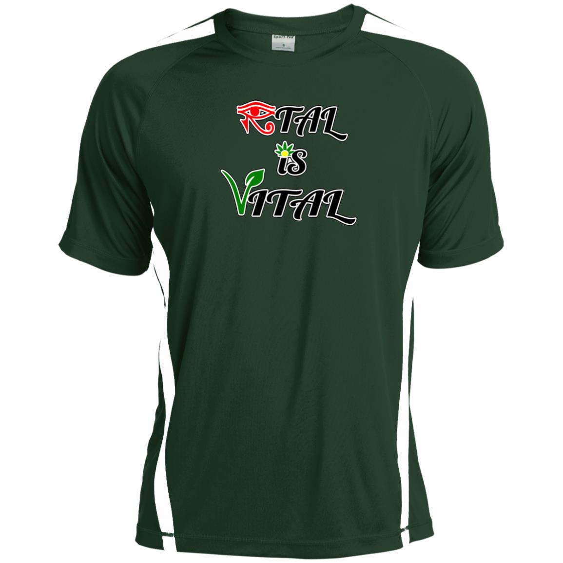 Ital Is Vital Sport-Tek Dry Zone Crew
