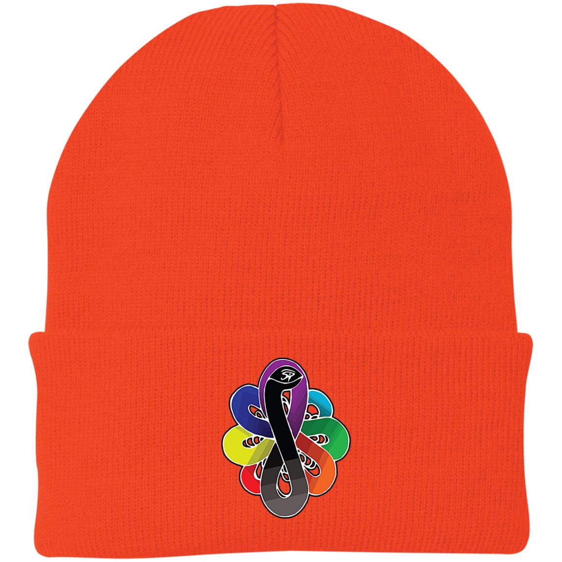 Chackra Snake of creation Knit Cap