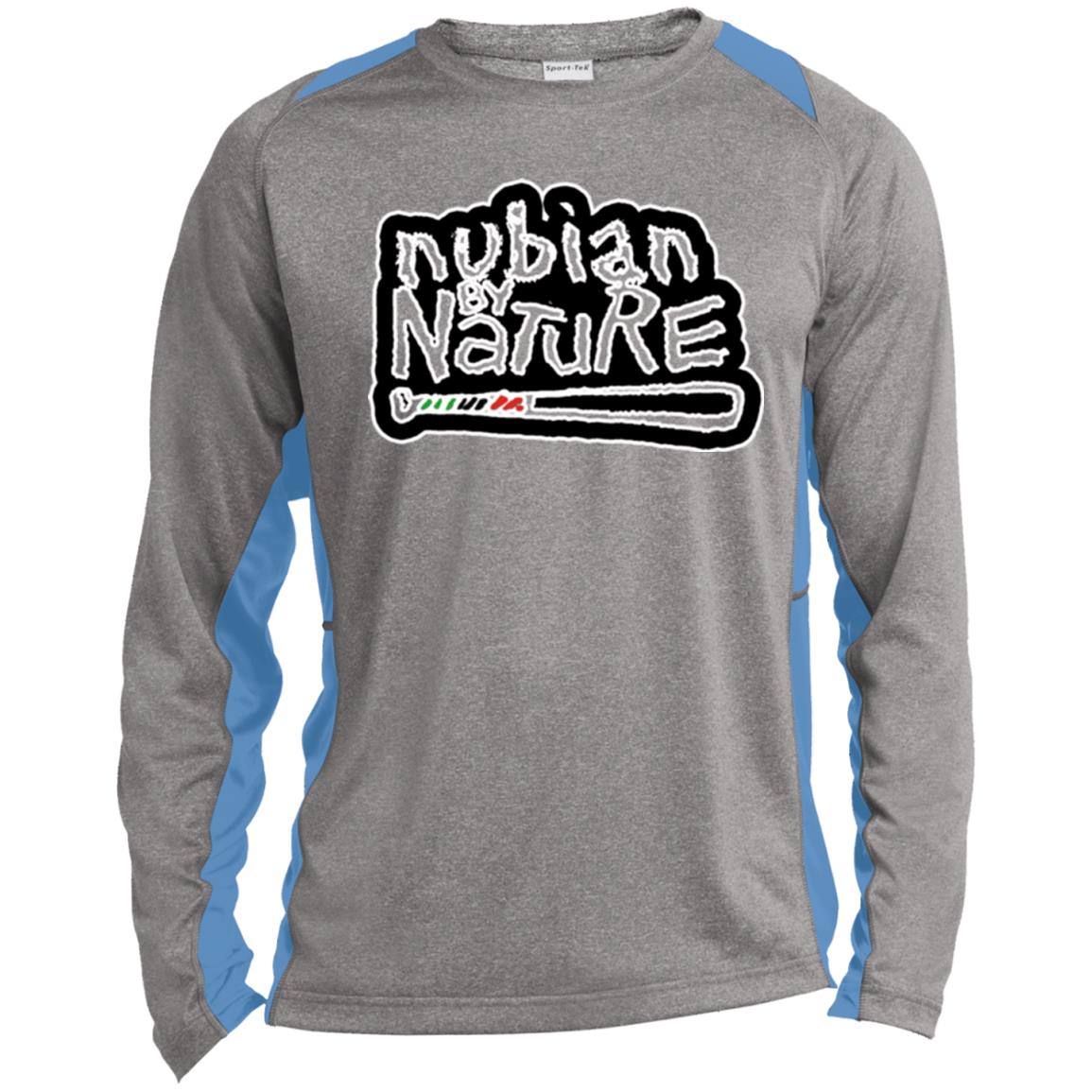 Nubian By Nature LS Sport LS Heather Poly T-Shirt