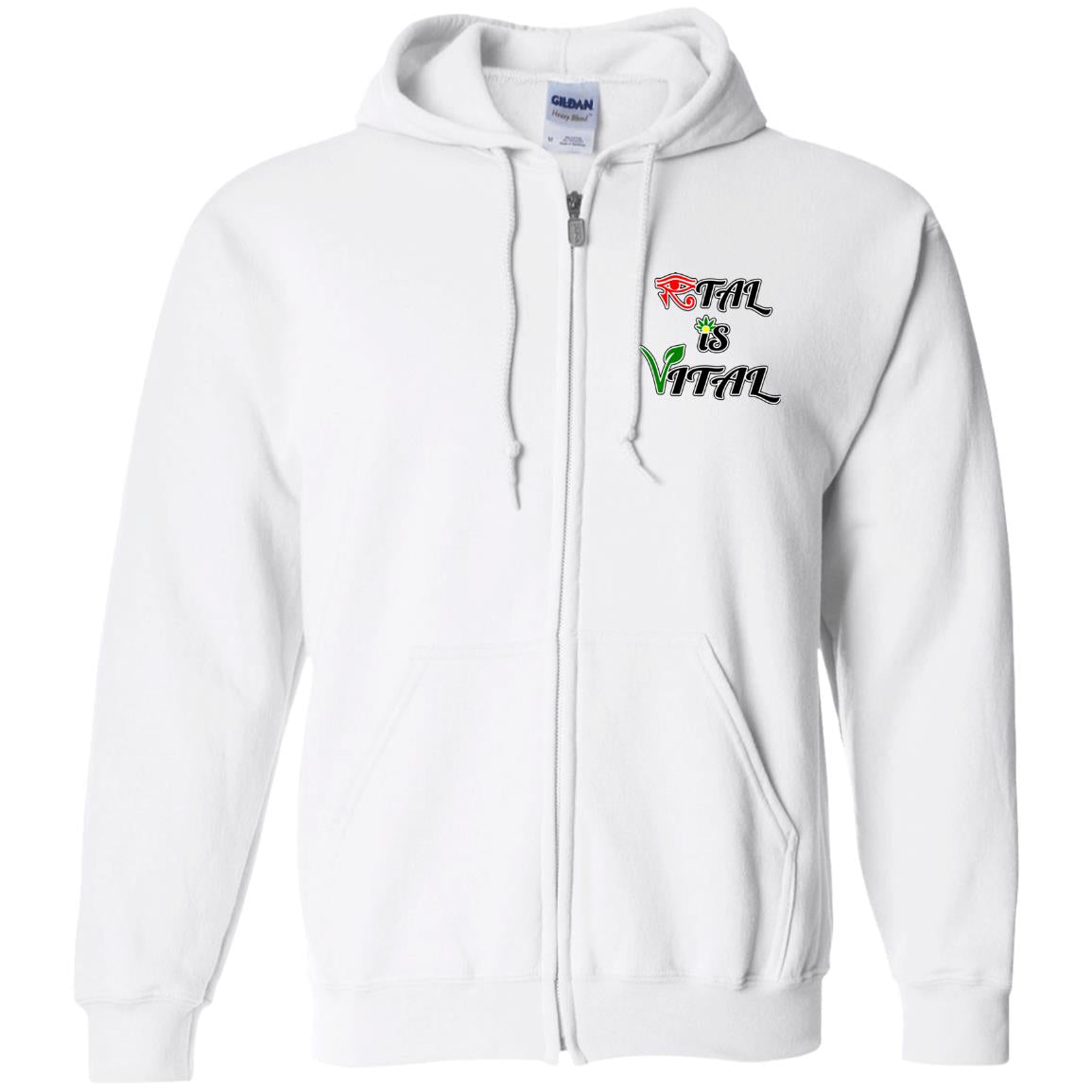 Ital Is Vital EM Zip Up Hooded Sweatshirt