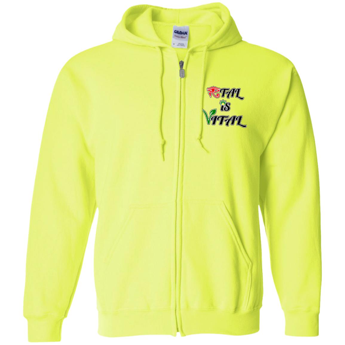 Ital Is Vital EM Zip Up Hooded Sweatshirt