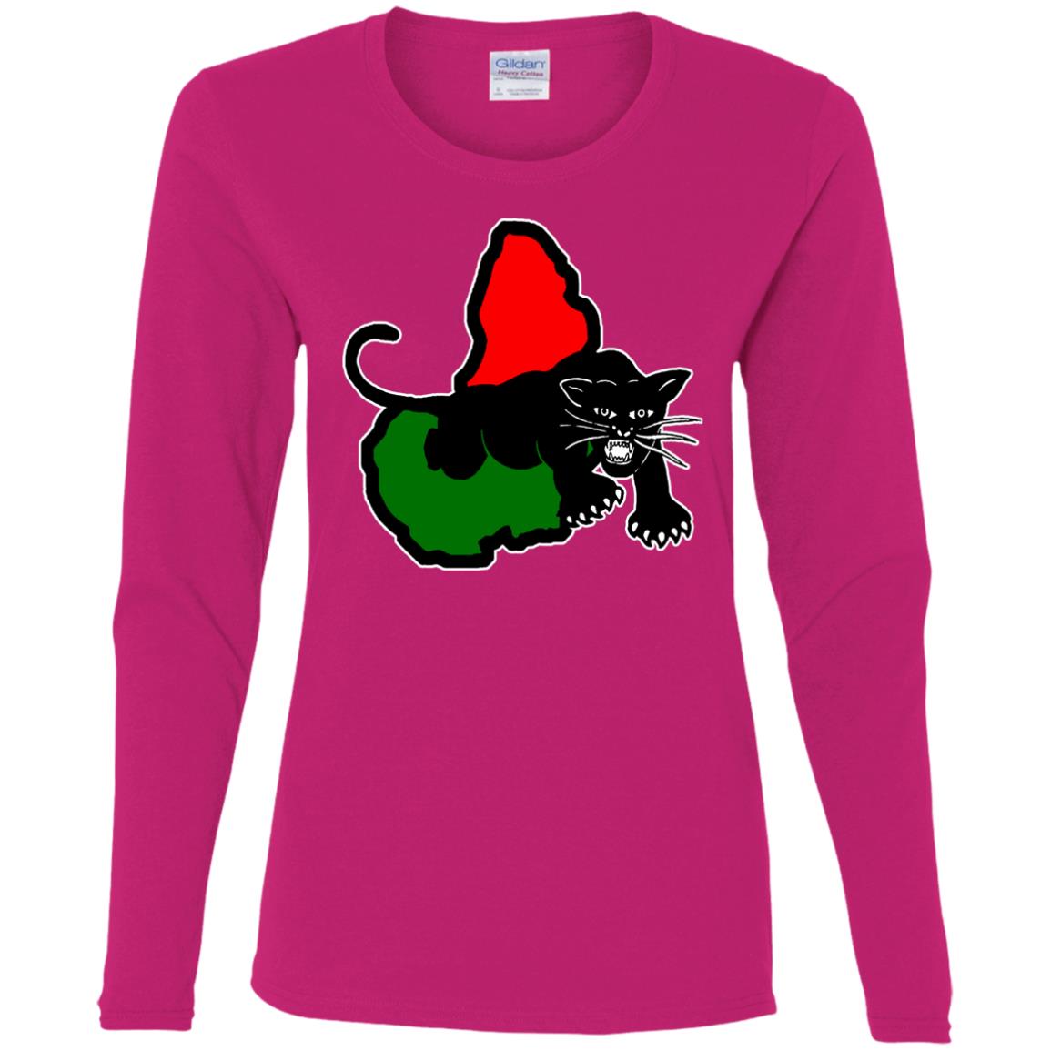 Afrika Panther RBG  Ladies' LS T-Shirt