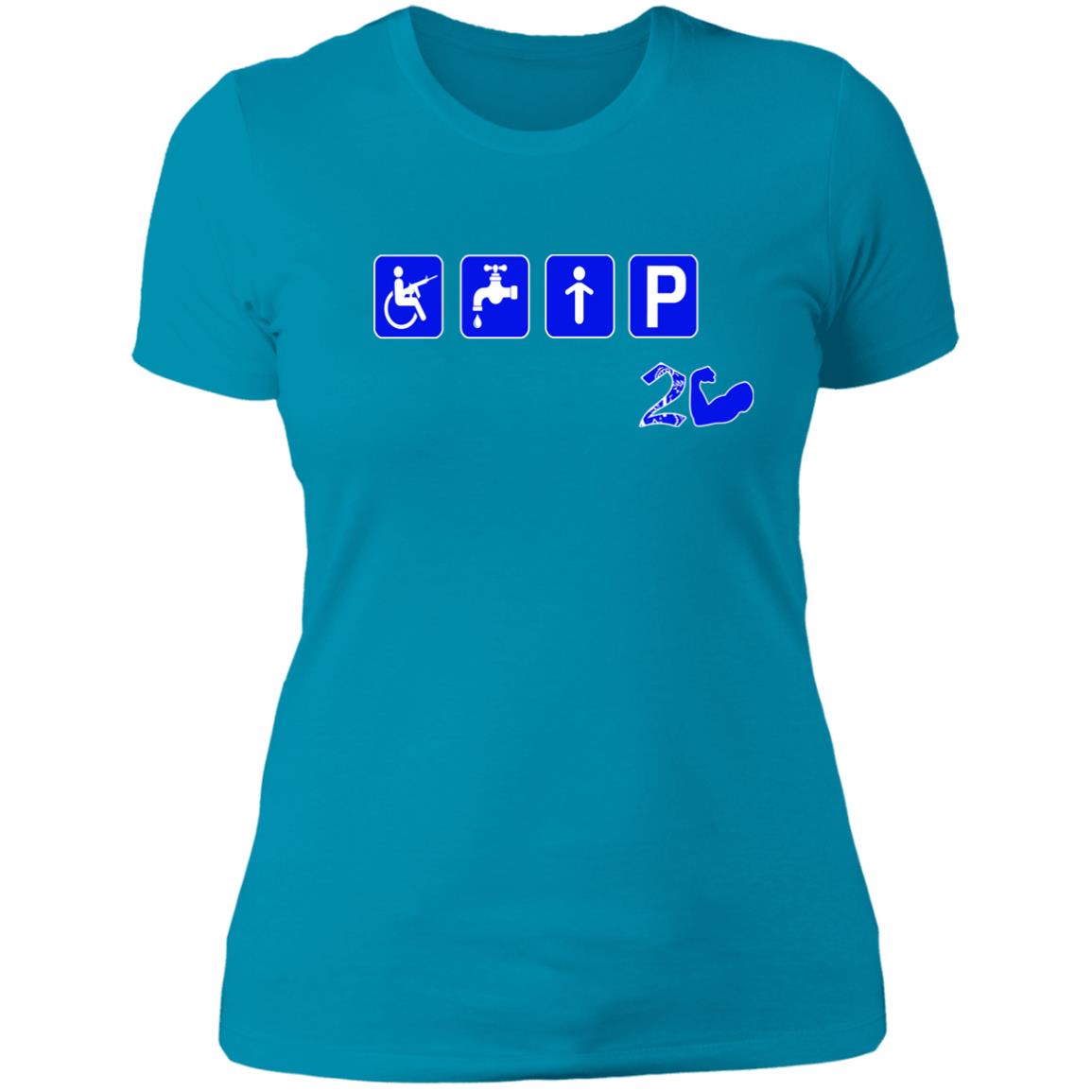 CRIP 2 HARD Ladies' T-Shirt