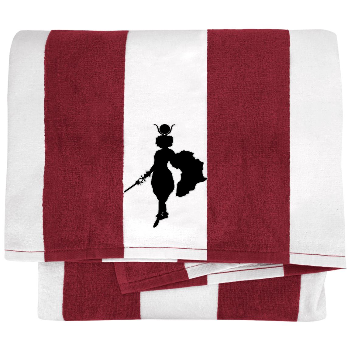 Kween Neferet EM Stripe Beach Towel