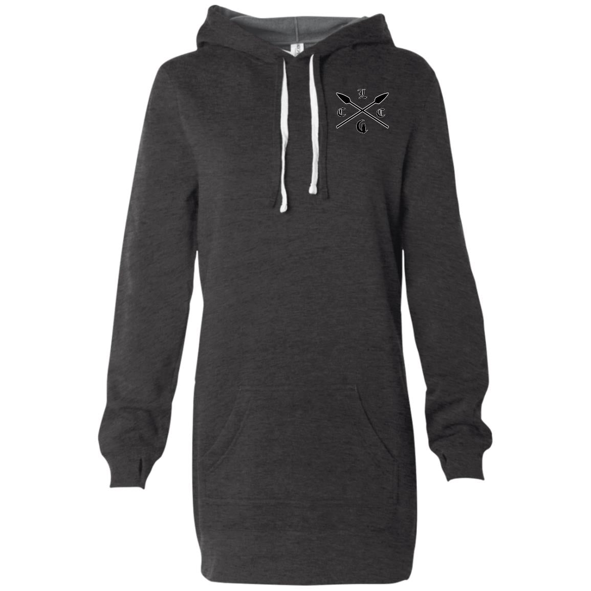 PRM65DRS Women's Hooded Pullover Dress