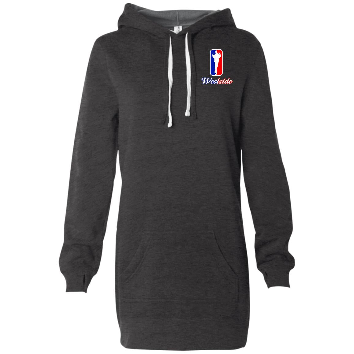 WESTSIDE Women's Hooded Pullover Dress