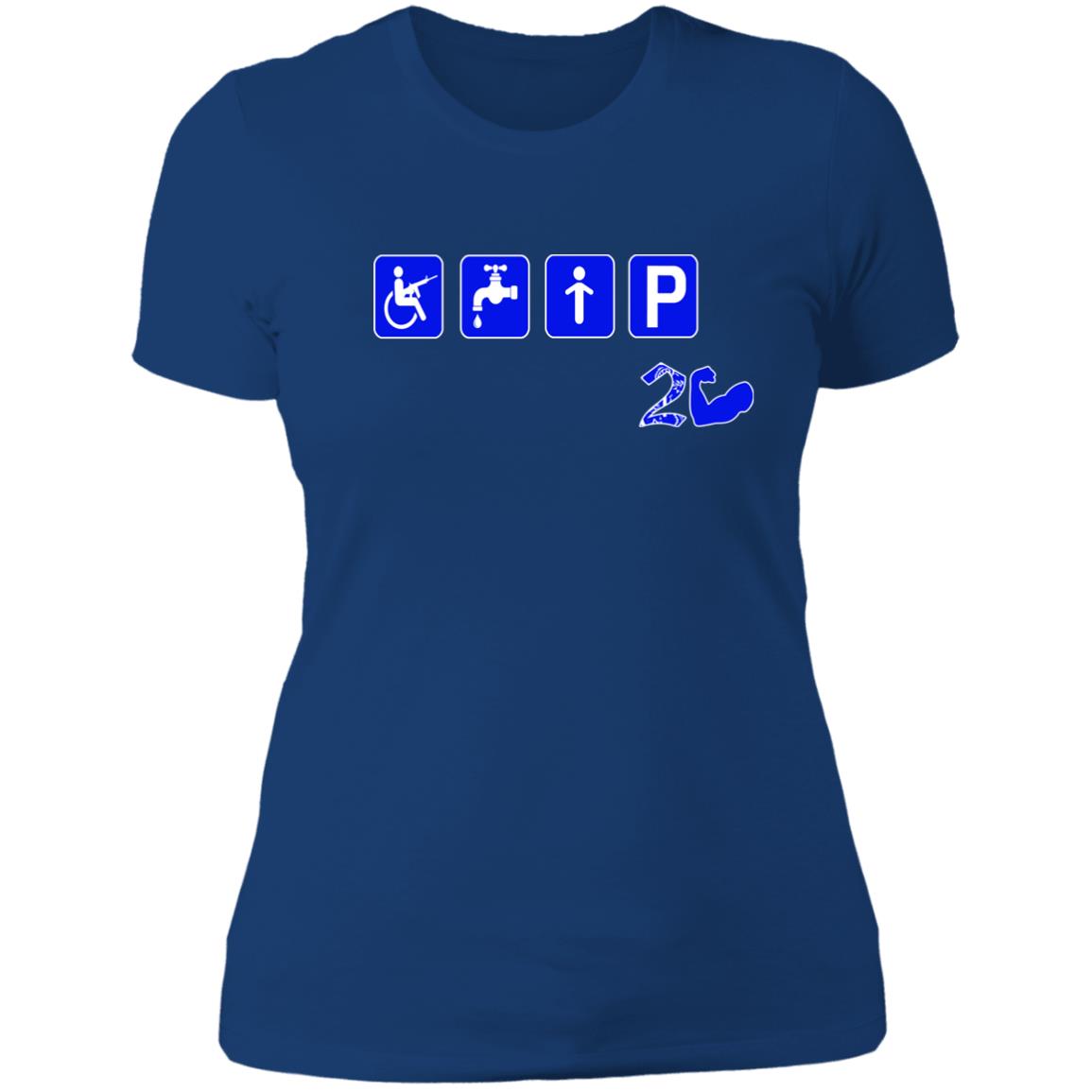 CRIP 2 HARD Ladies' T-Shirt