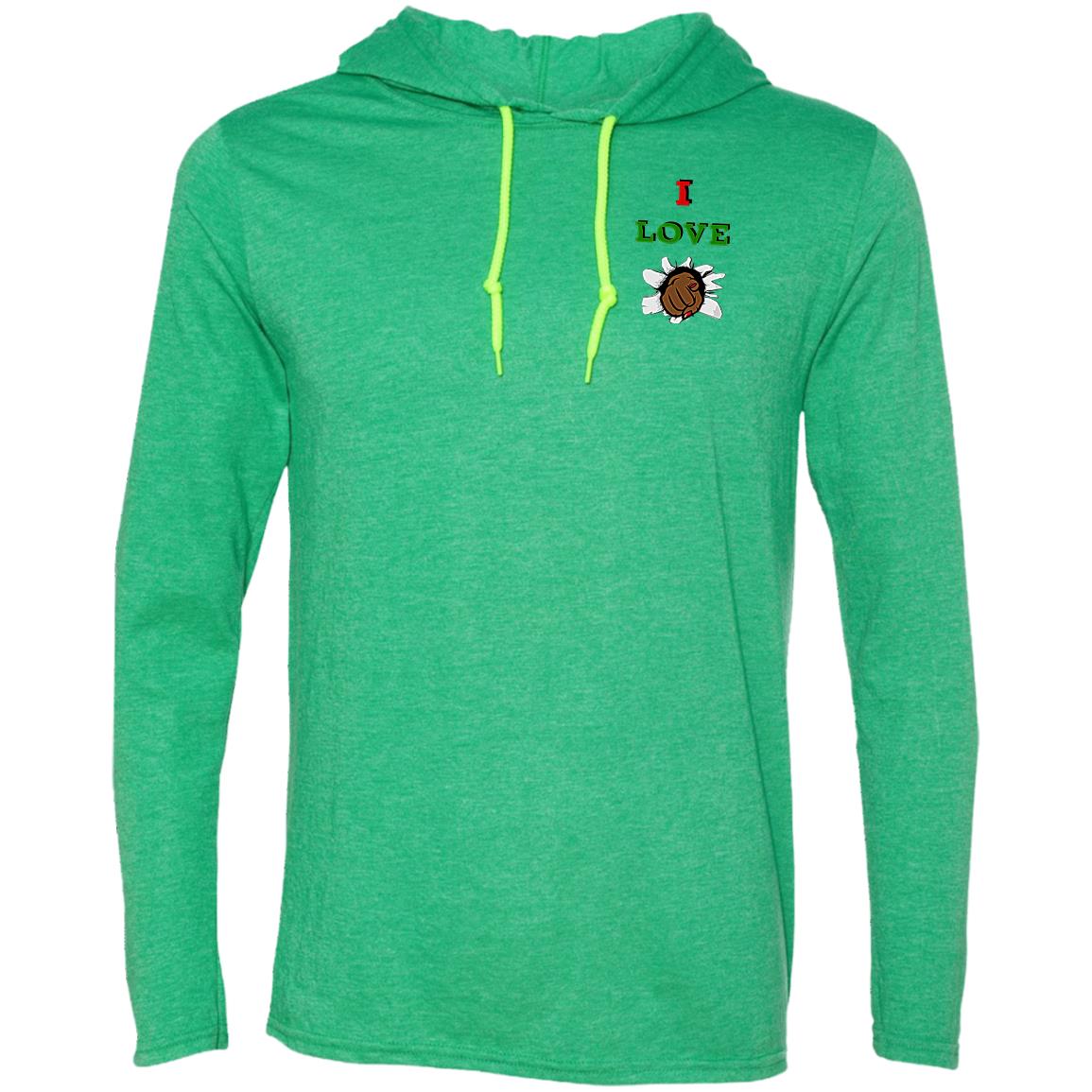 I Love You ladies LS T-Shirt Hoodie