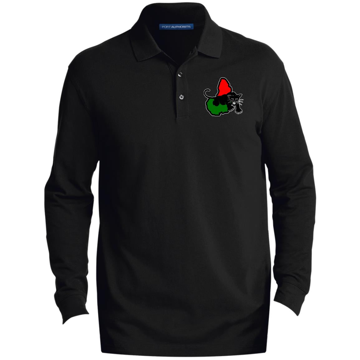 Afrika Panther RBG  Men's LS Polo