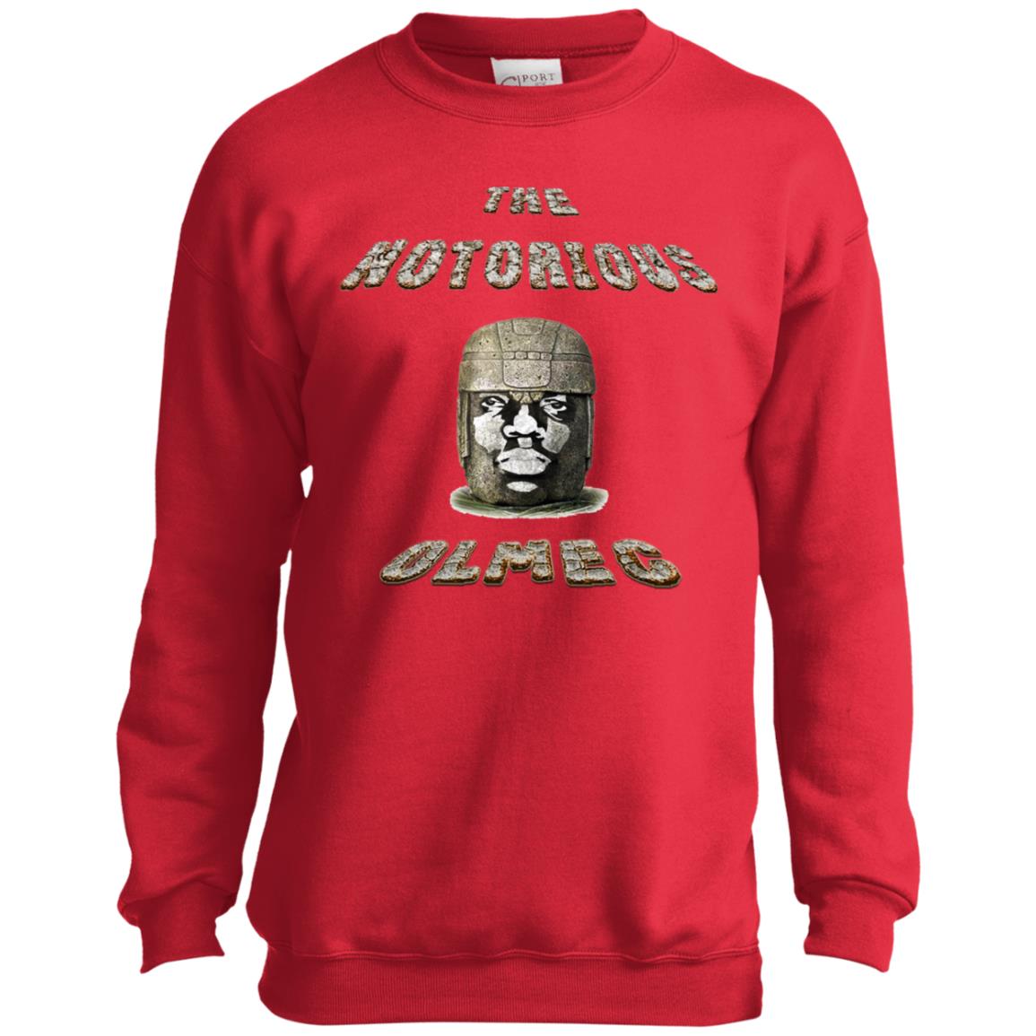 The Notorious Olmec Youth Crewneck Sweatshirt
