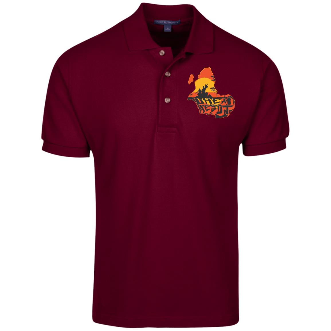 Uhem Mesut Pique Knit Polo Shirt