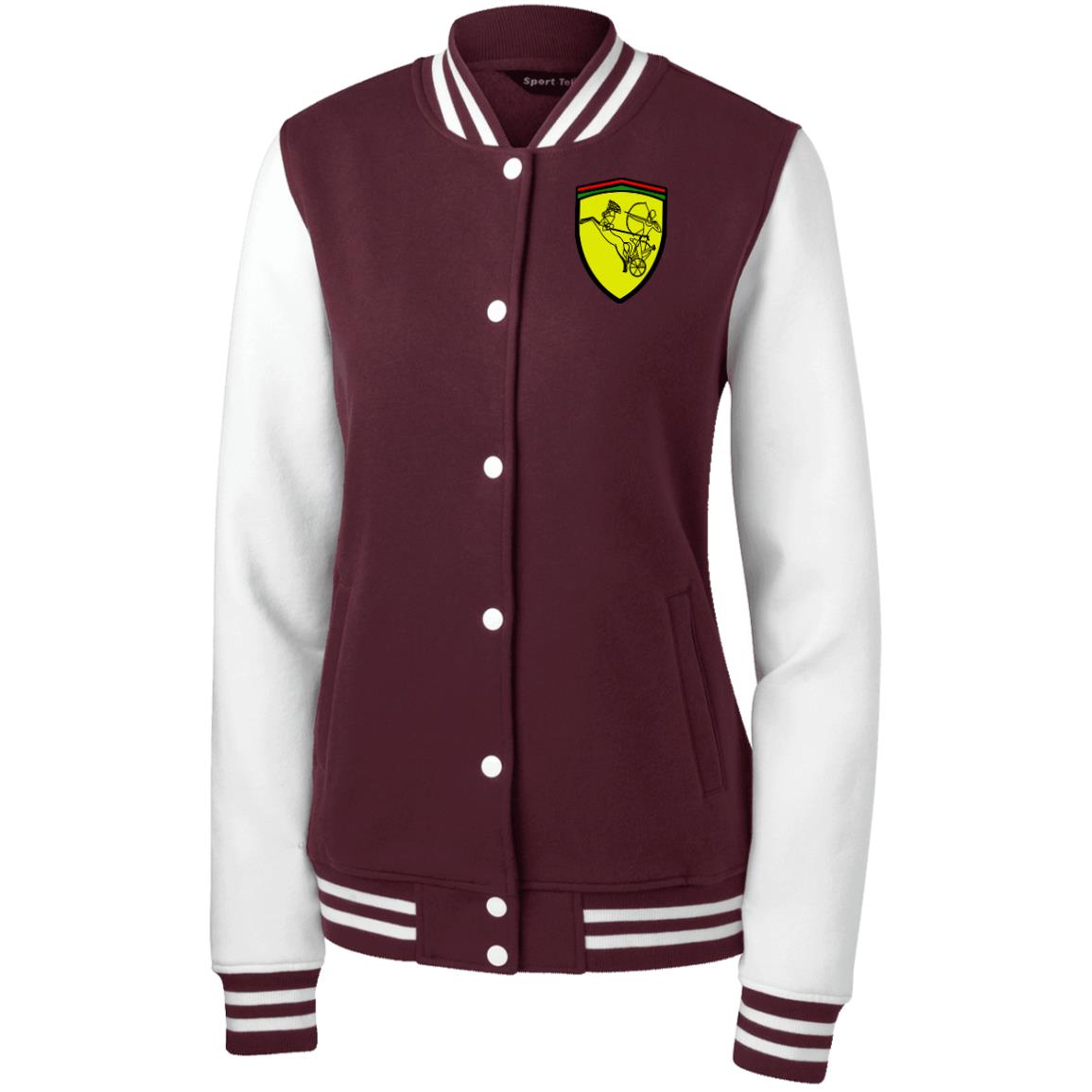 Ramses II Victory EMB Women's Fleece Letterman Jacket