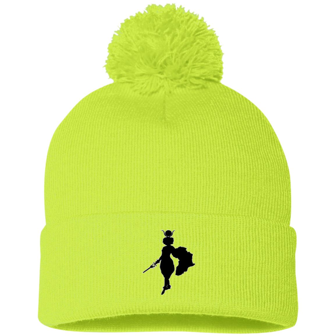 Kween Neferet EM Pom Pom Knit Cap