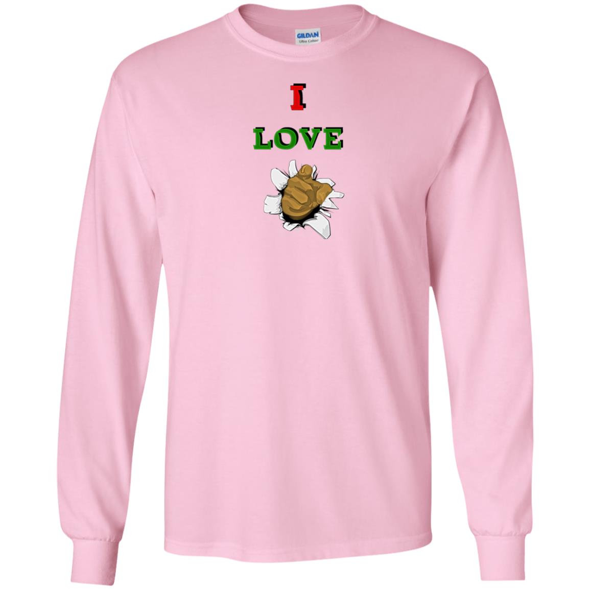I Love You men LS T-Shirt