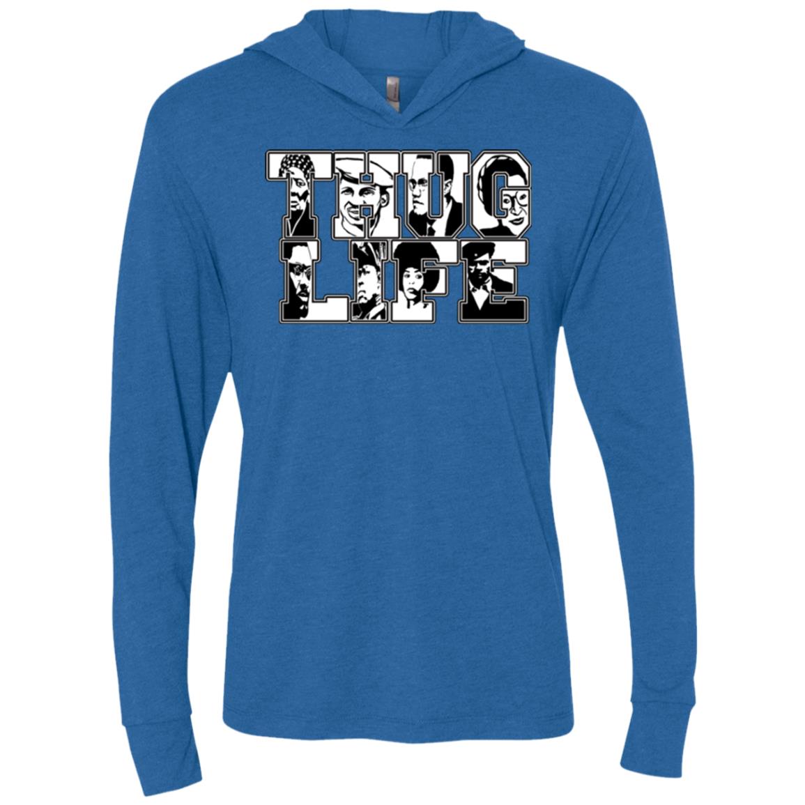 Thug Life Icon Unisex  LS Hooded T-Shirt