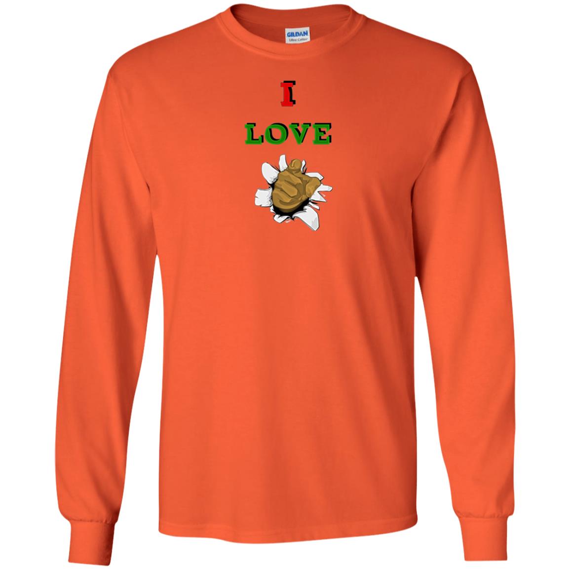 I Love You men LS T-Shirt
