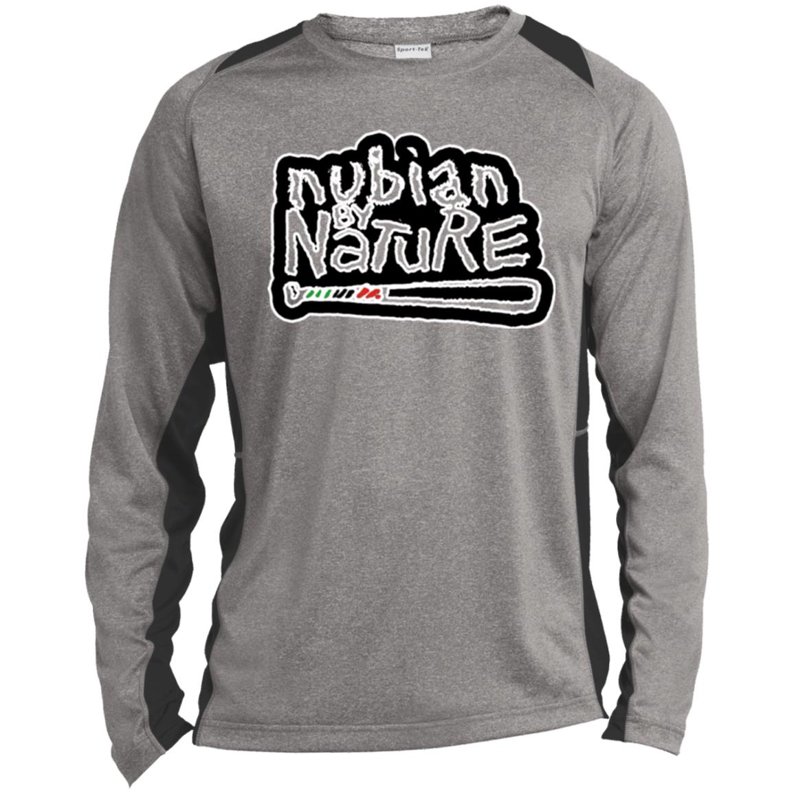Nubian By Nature LS Sport LS Heather Poly T-Shirt