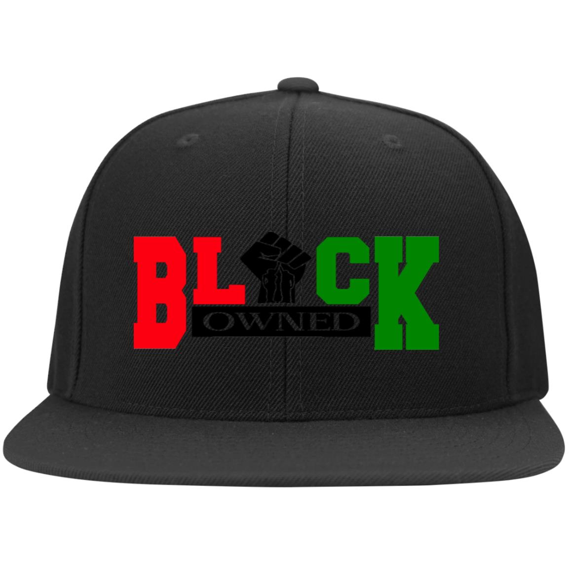 BLACK OWNED RBG Twill Flexfit Cap