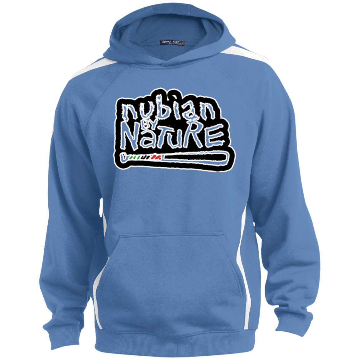 Nubian By Nature Sport Sleeve Stripe Sweatshirt  Lined Hood