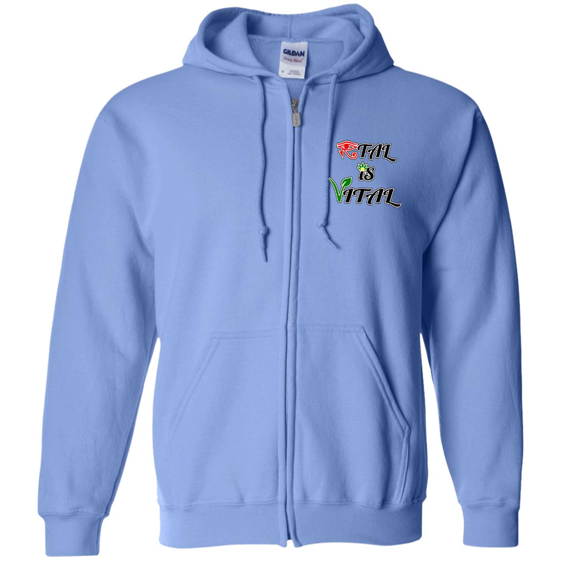 Ital Is Vital EM Zip Up Hooded Sweatshirt