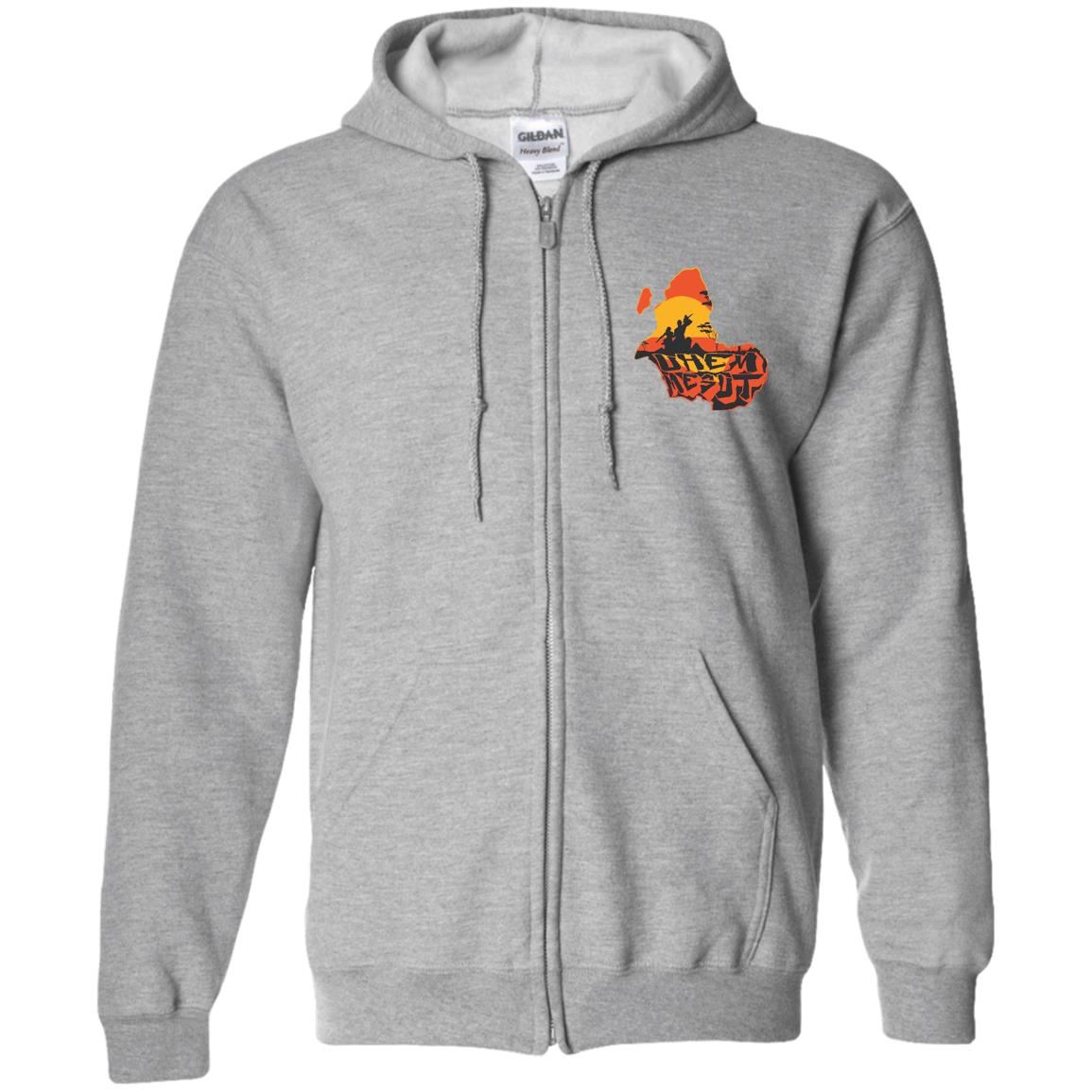 Uhem Mesut Zip Up Hooded Sweatshirt