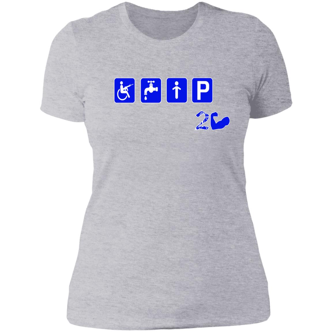 CRIP 2 HARD Ladies' T-Shirt