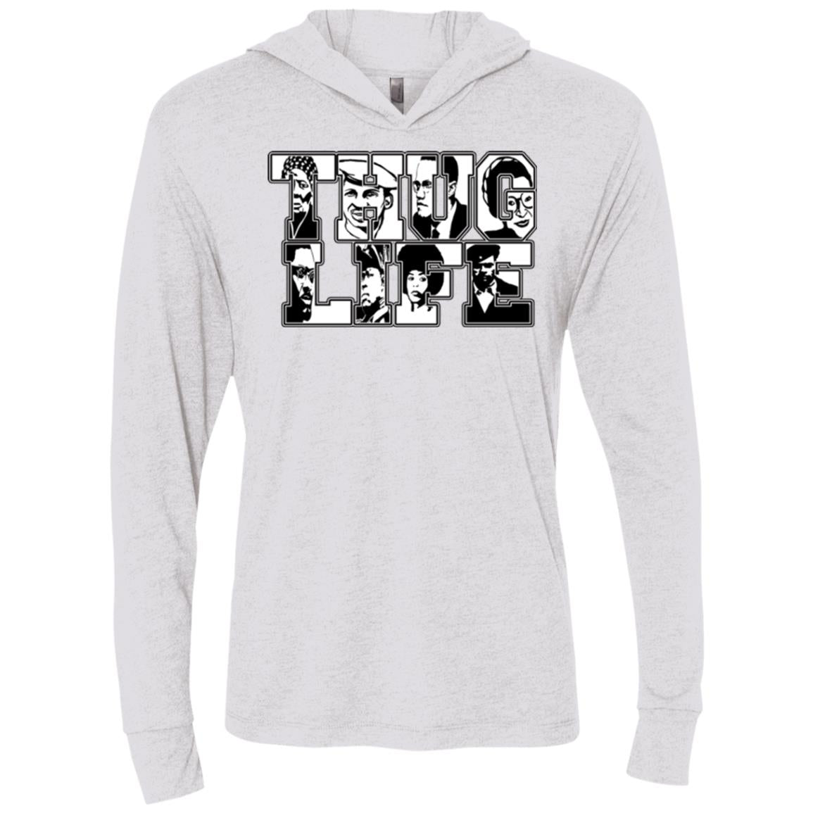 Thug Life Icon Unisex  LS Hooded T-Shirt