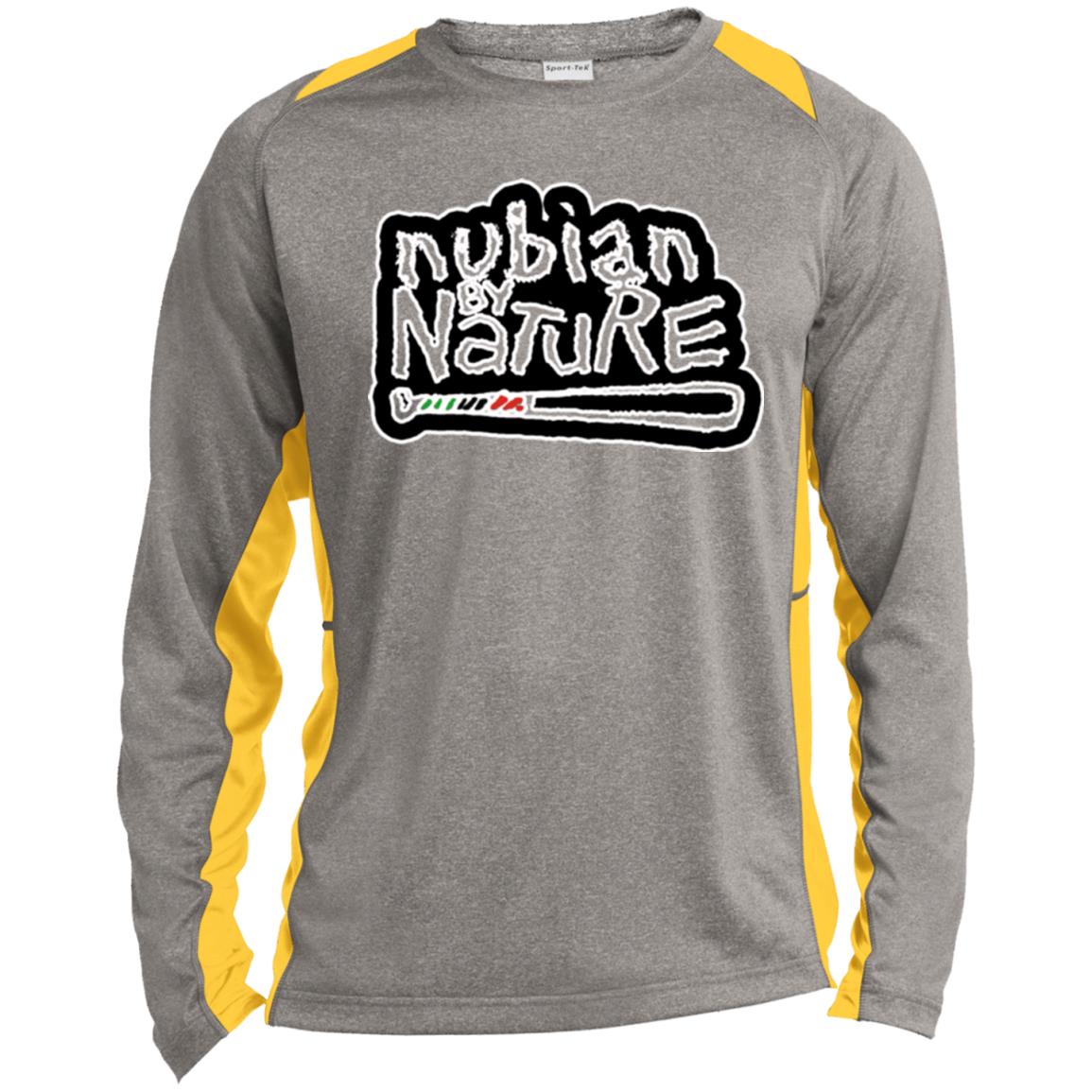 Nubian By Nature LS Sport LS Heather Poly T-Shirt