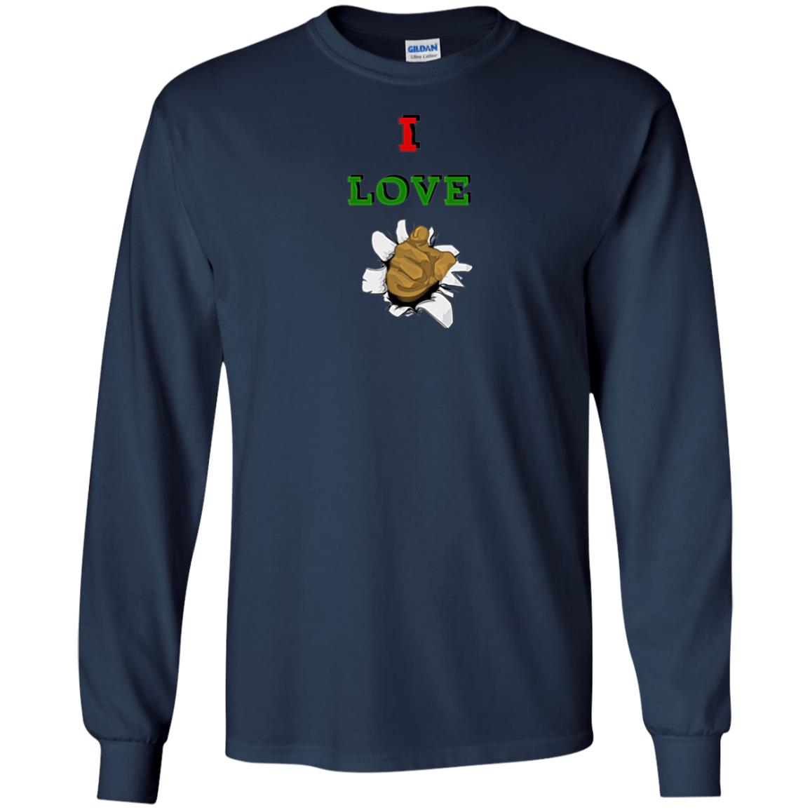 I Love You men LS T-Shirt