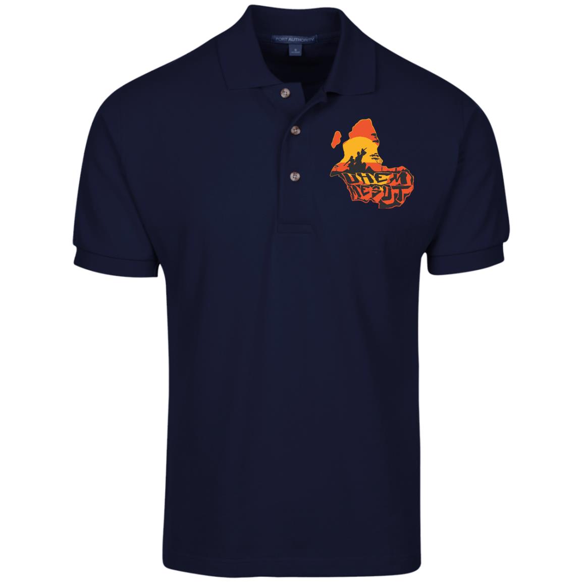 Uhem Mesut Pique Knit Polo Shirt
