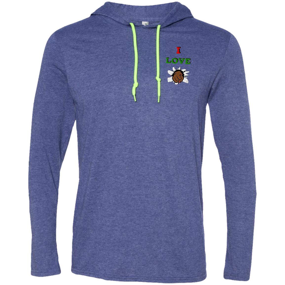 I Love You ladies LS T-Shirt Hoodie