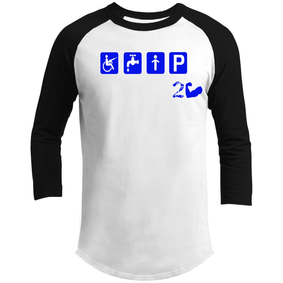 CRIP 2 HARD Raglan Sleeve Shirt
