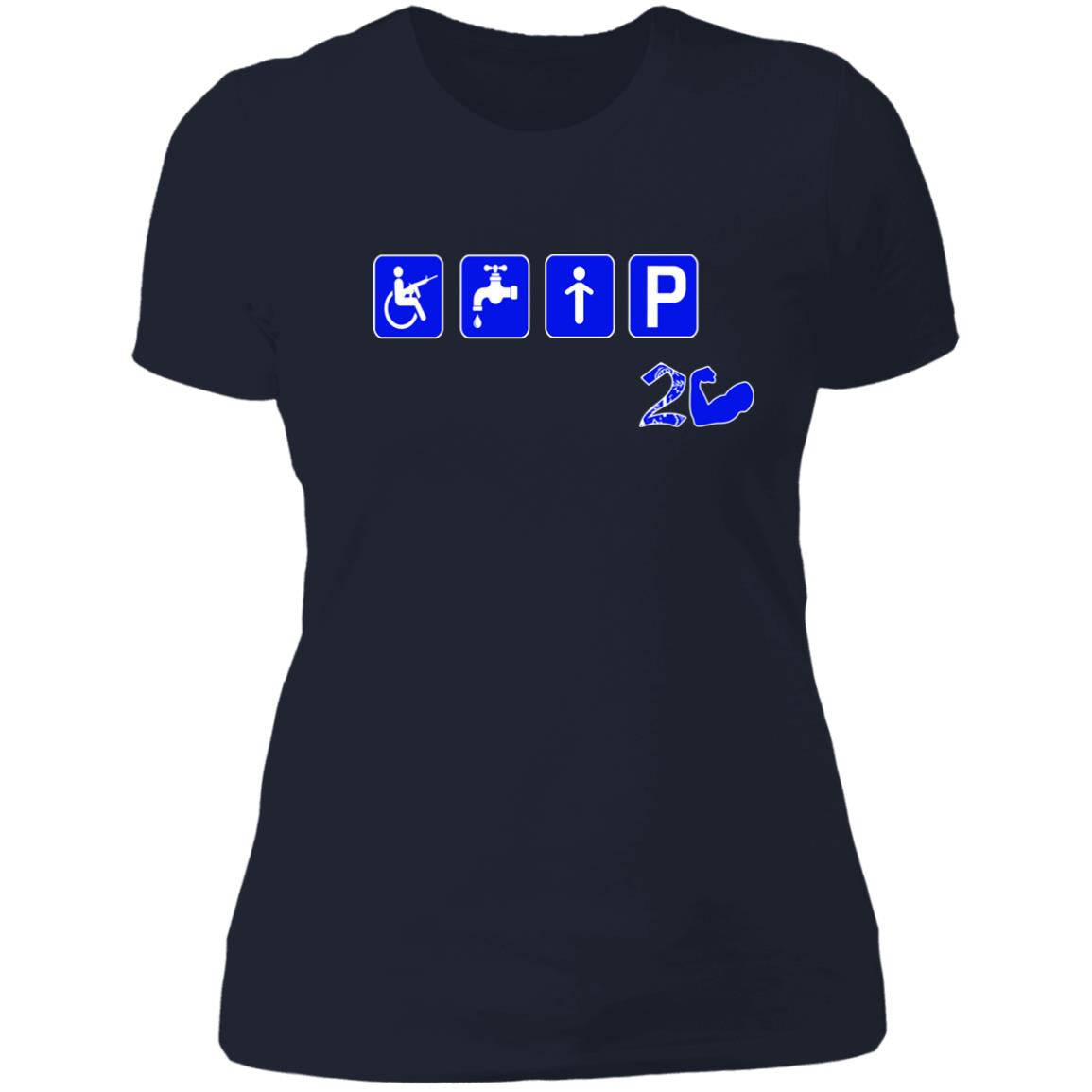 CRIP 2 HARD Ladies' T-Shirt