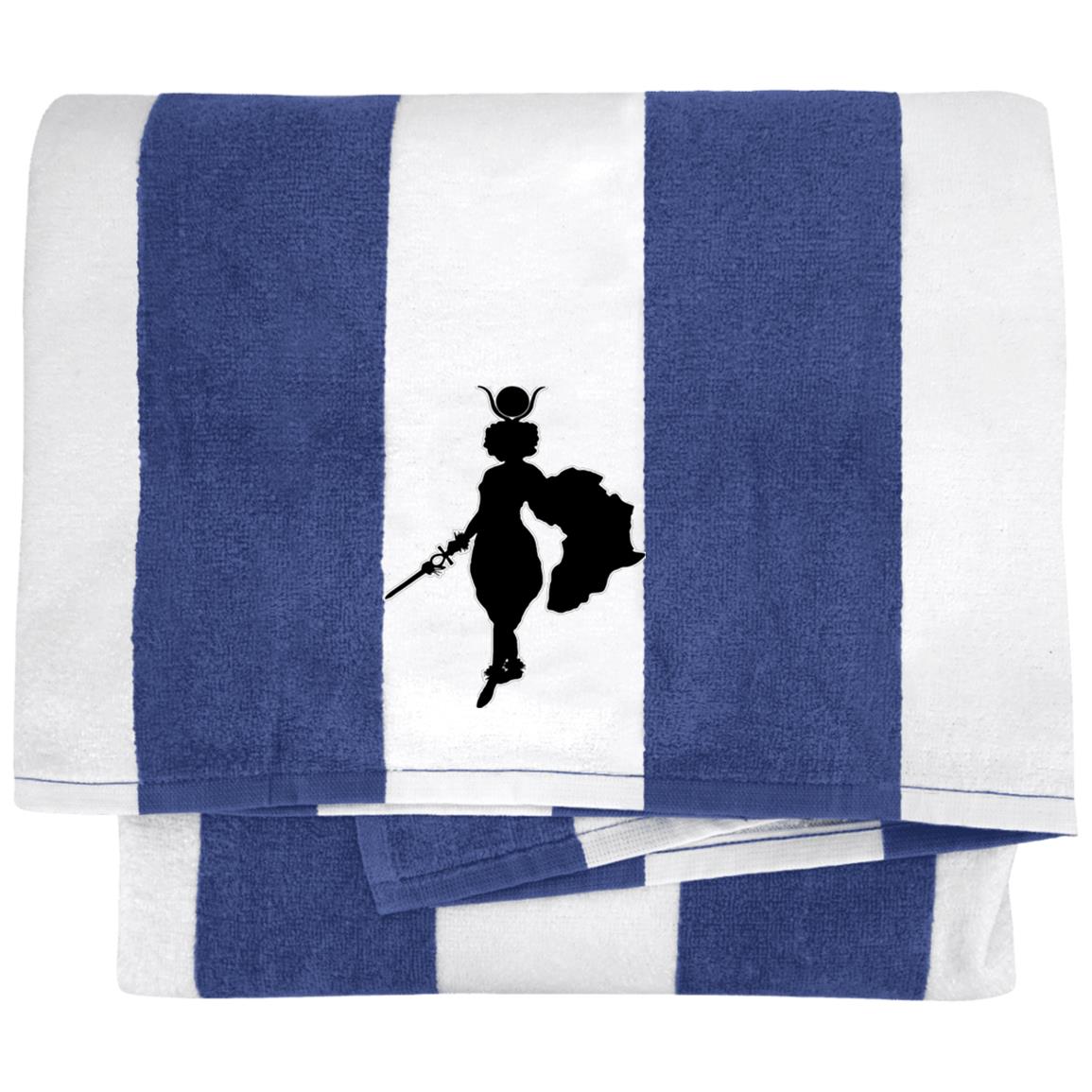 Kween Neferet EM Stripe Beach Towel