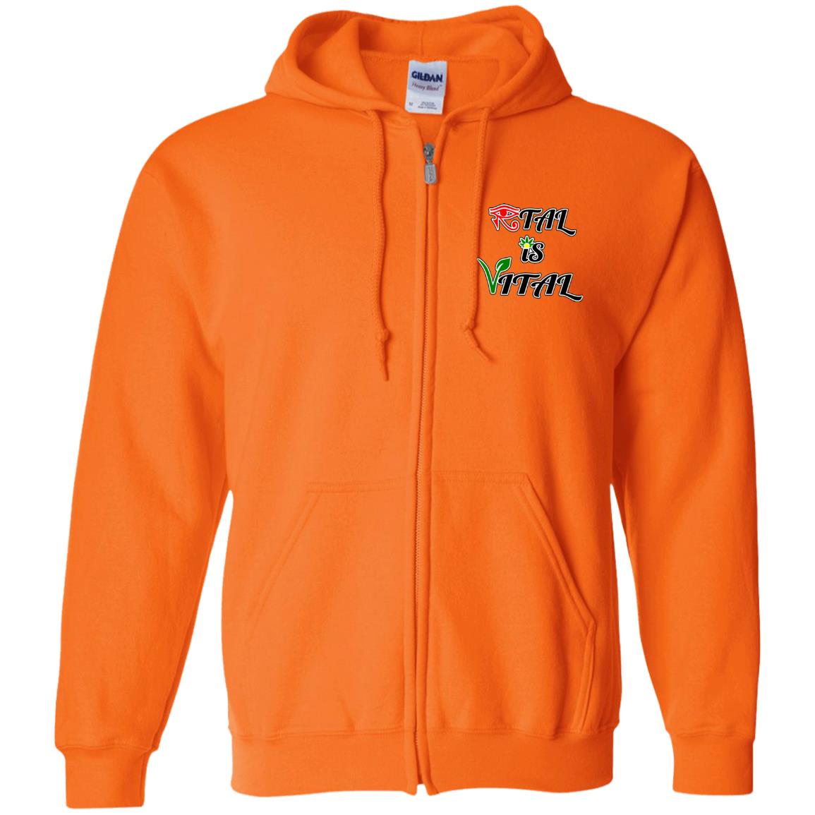 Ital Is Vital EM Zip Up Hooded Sweatshirt