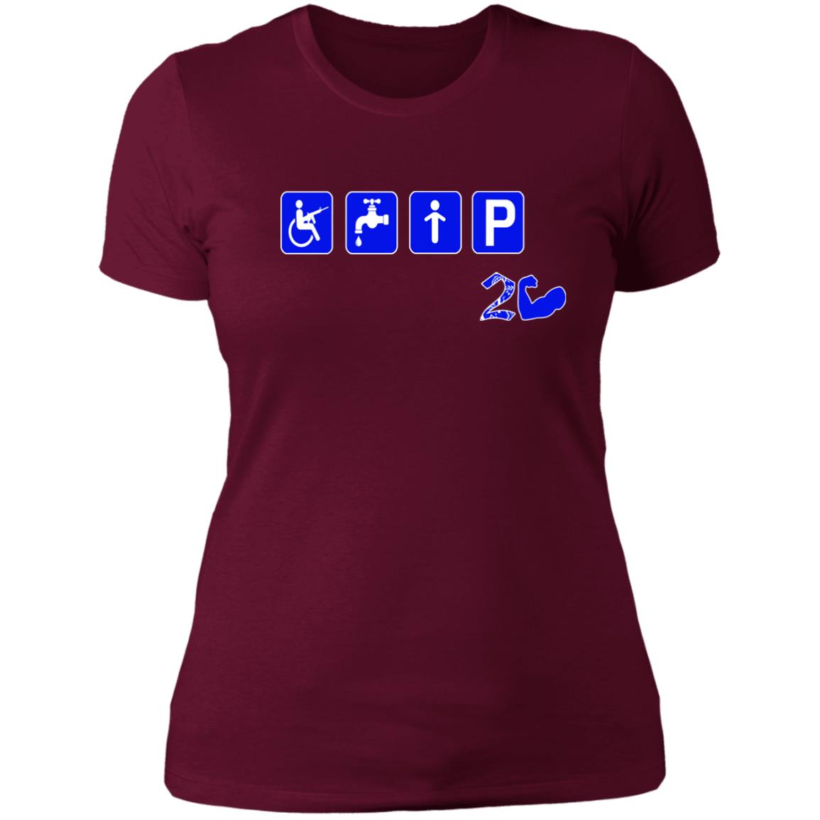 CRIP 2 HARD Ladies' T-Shirt
