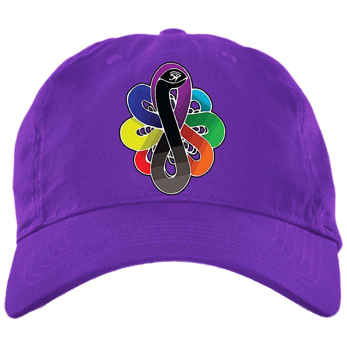 Chackra Snake of creation Brushed Twill Cap