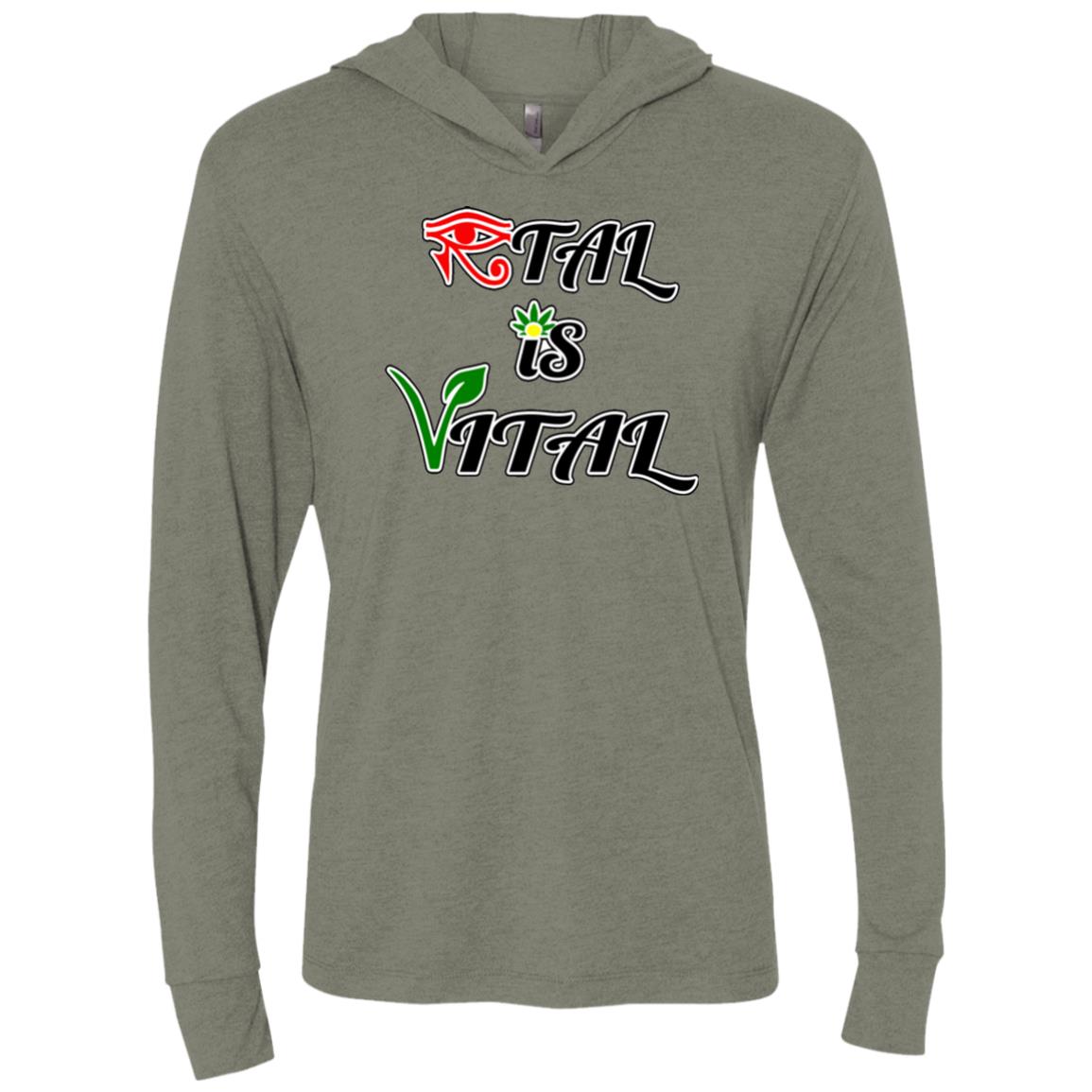 Ital Is Vital Unisex LS Hooded T-Shirt
