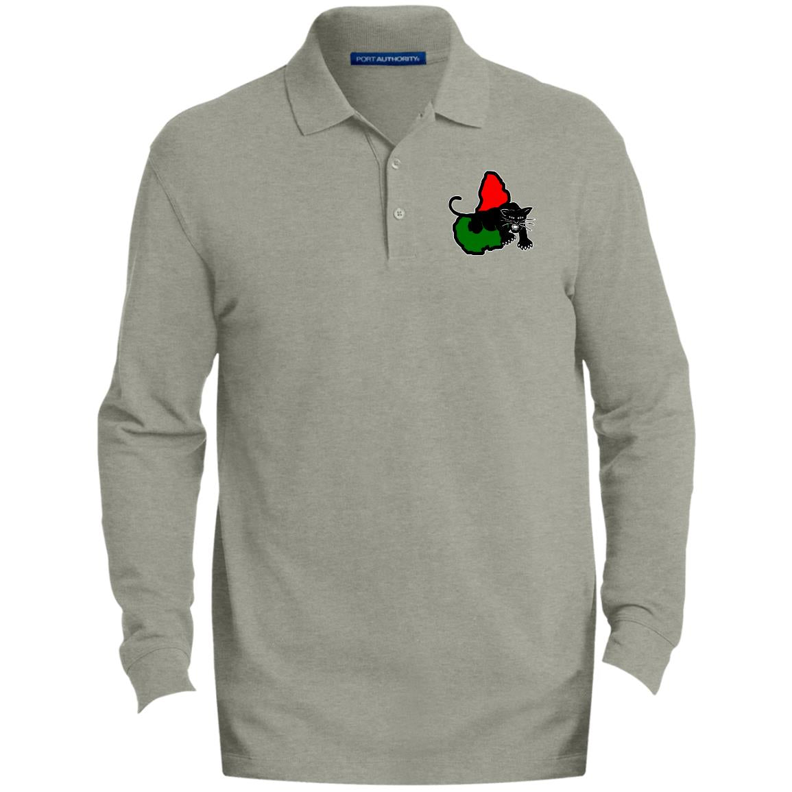 Afrika Panther RBG  Men's LS Polo