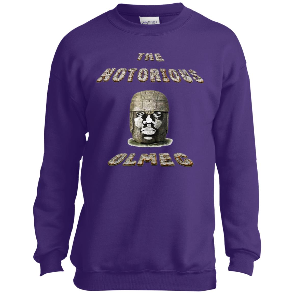 The Notorious Olmec Youth Crewneck Sweatshirt