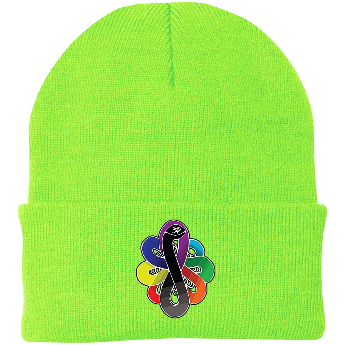Chackra Snake of creation Knit Cap