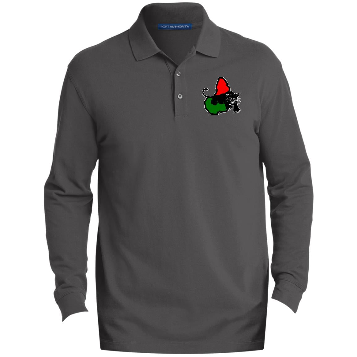 Afrika Panther RBG  Men's LS Polo