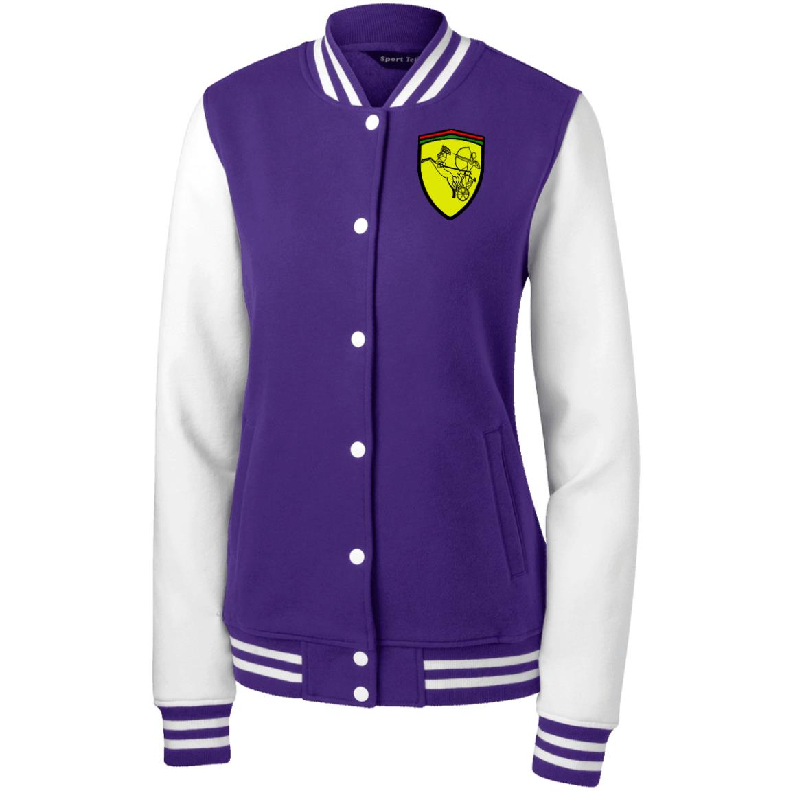 Ramses II Victory EMB Women's Fleece Letterman Jacket