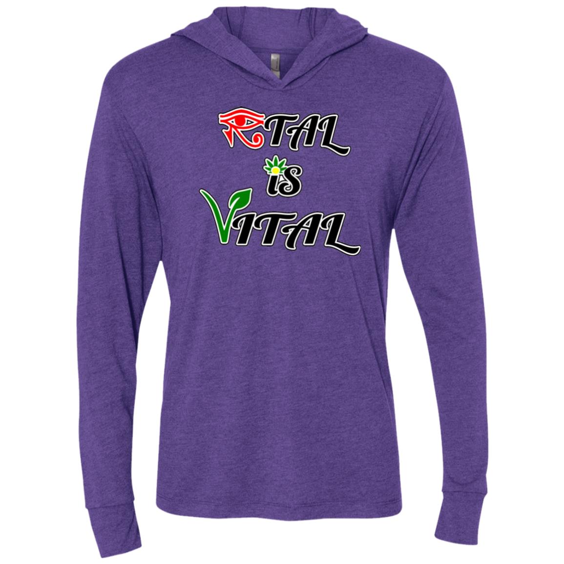 Ital Is Vital Unisex LS Hooded T-Shirt